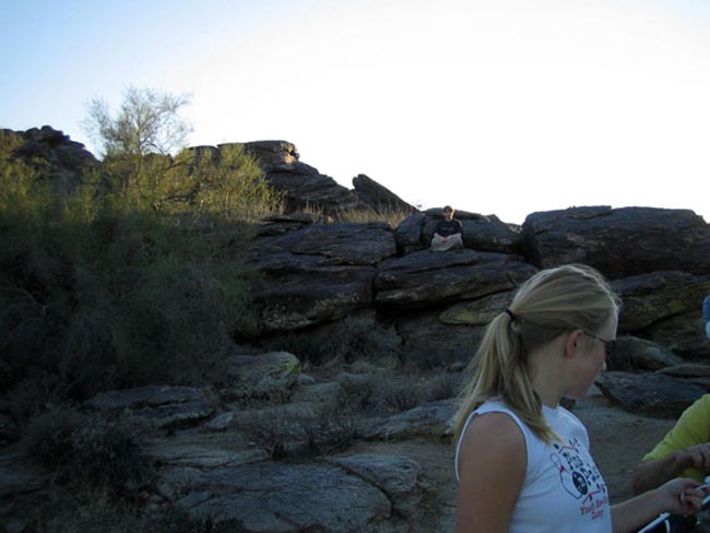 10.30.04 - matt perched on rock
