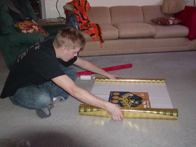 dec 26 05 - matthew wrapping