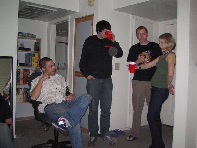 housewarming kyle, andrew, adam, amy