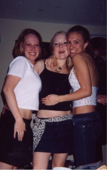 midd cheer - me, allie, brooke