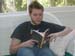 5-31-05 steve reading sunroom