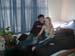 dec 4 05 - amy & steve & curtains sitting cute